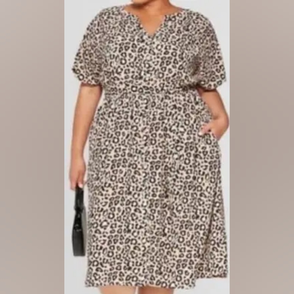 Ava & Viv animal print dress